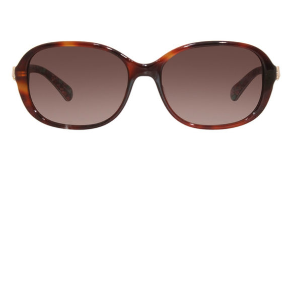 KATE SPADE | Sunglasses Havanas Gradient Brown Brand New - Picture 4 of 7